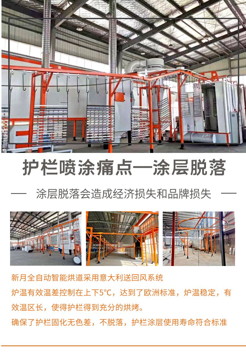 护栏喷塑流水线