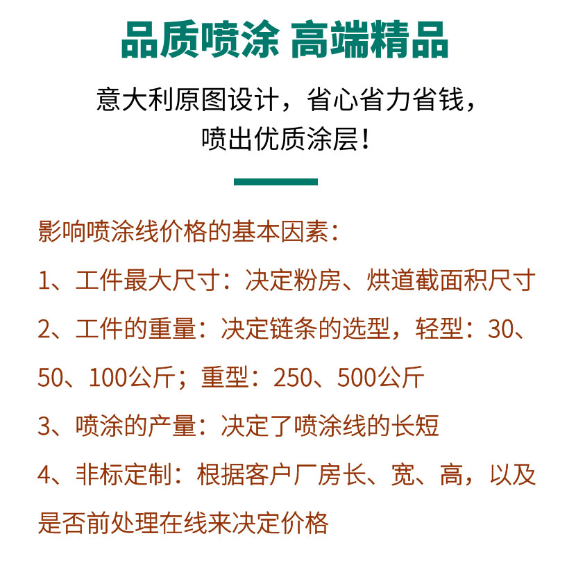 喷塑设备全套价格（型号、配置）