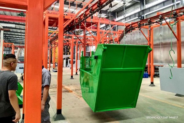 菏泽江华农机喷漆生产线