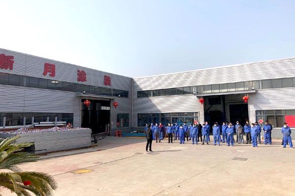 新月钣金雄鹰组：富有激情的早会