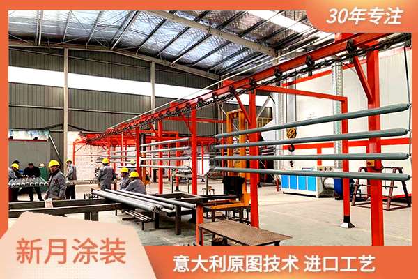 灯杆粉末静电喷涂工艺涂层更加均匀附着力强