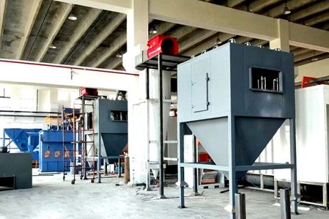新月涂装喷塑流水线设备浙江区域安装进入高峰期 浙江喷塑流水线设备安装中