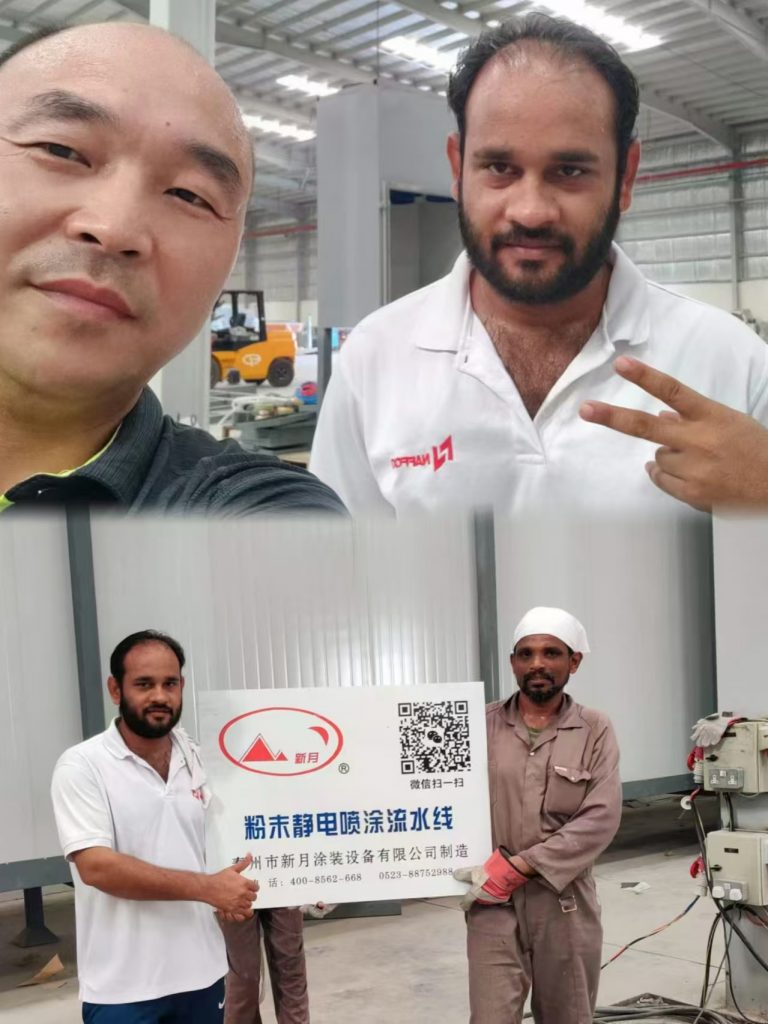 City不City啊?沙特喷涂线设备现场安装纪实照!