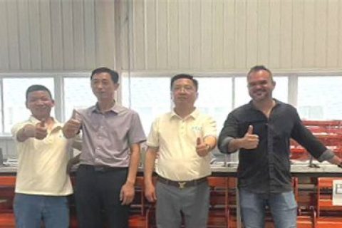 巴西客户点赞：新月积放式喷涂线以硬核品质征服国际客户！
