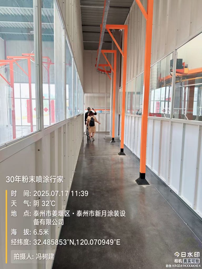 巴西客户点赞：新月积放式喷涂线以硬核品质征服国际客户！