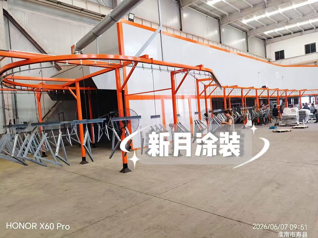 定制的淮南喷涂生产线设备落地,新月涂装工程师现场精细调试! 定制的淮南喷涂生产线设备落地,新月涂装工程师现场精细调试!
