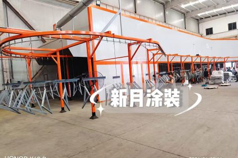 安徽静电喷涂设备调试，新月涂装一站式方案落地！
