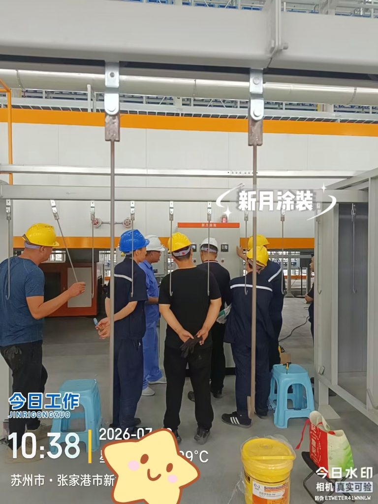 大暑淬炼盛夏,喷涂设备厂深耕苏州安装现场 大暑淬炼盛夏,喷涂设备厂深耕苏州安装现场