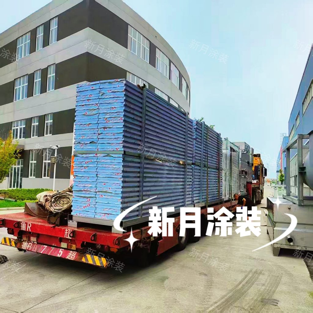 柜体全自动粉末喷涂线整装发货！山东客户定制涂装设备交付