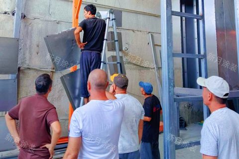 海外项目｜乌兹别克斯坦柜体喷涂生产线施工高标准落地